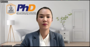 ภาพบรรยากาศการสอบสัมมนาครั้งที่ 2  นางสาวณรินณ์ทิพ วงษ์ลุนบุตรดา สาขาวิชานิติศาสตร์
