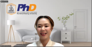 ภาพบรรยากาศการสอบป้องกันดุษฎีนิพนธ์  นางสาวณรินณ์ทิพ วงษ์ลุนบุตรดา สาขาวิชาบริหารธุรกิจ
